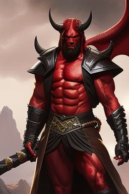 Hellboy is a Tiefling bloodline of Zariel, Neutral Good Monster Hunter ...