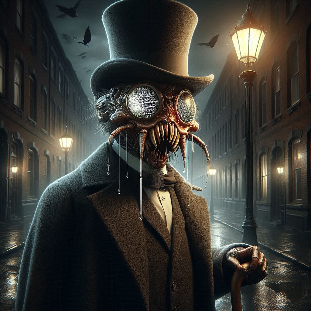 The folks you meet on a dark London street