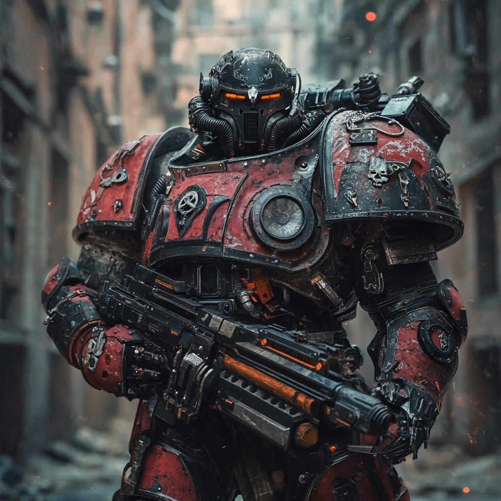 Steampunk Rifle Knight (some Warhammer inspo)