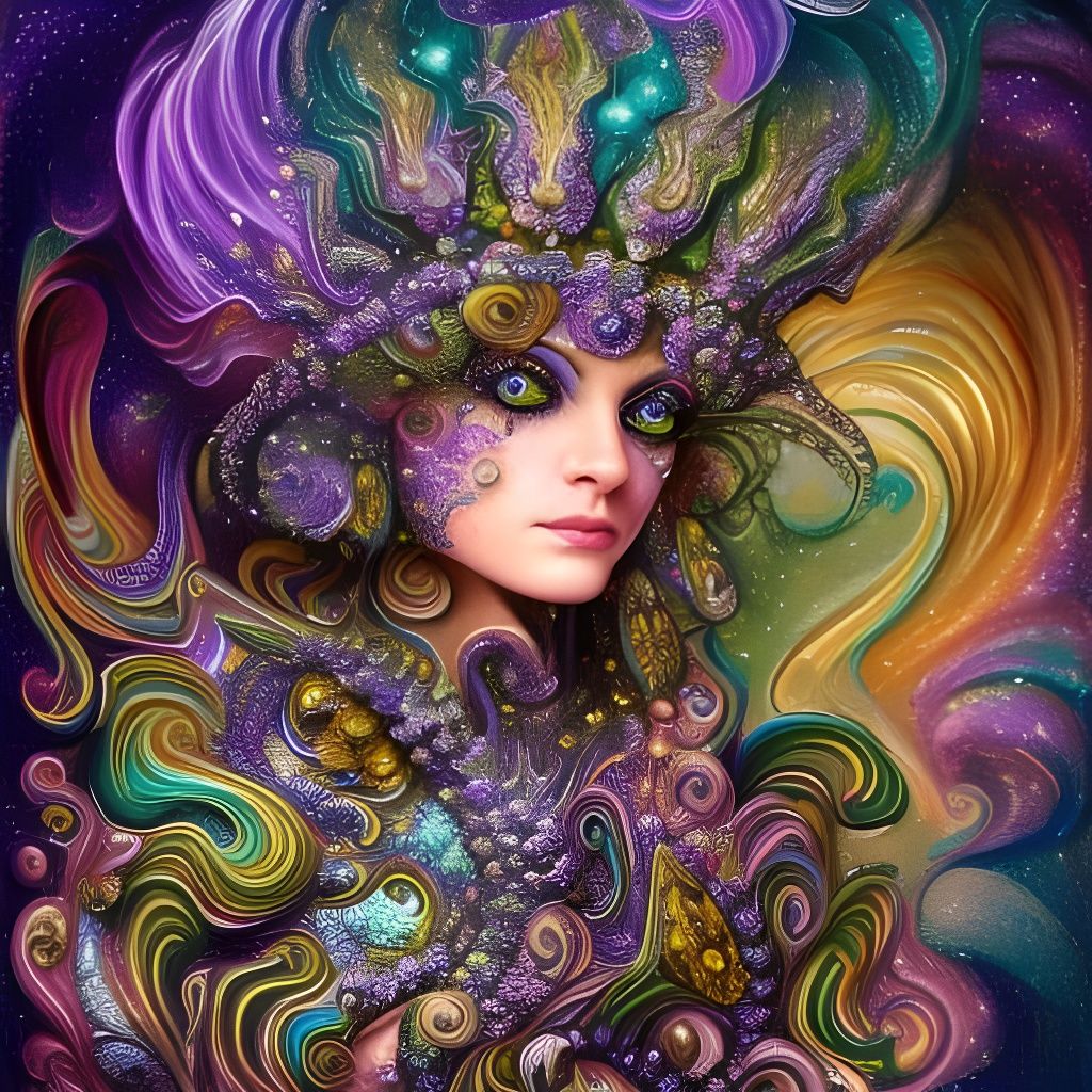 Psychedelic Eyes - AI Generated Artwork - NightCafe Creator