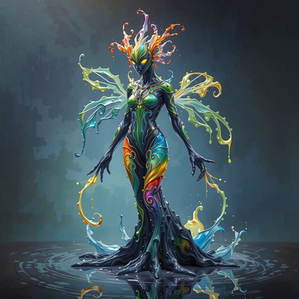 Paint elemental  by @Novael