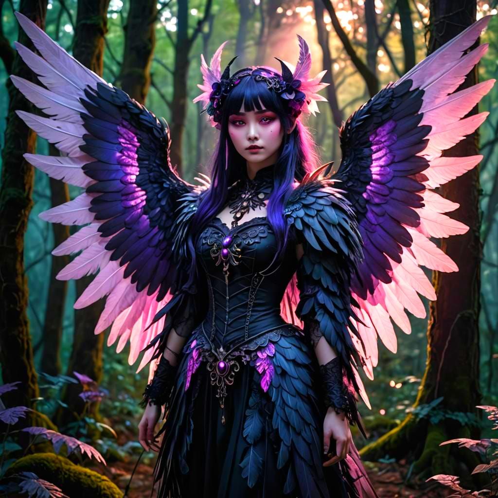 A magical winged Valkyrie from the far away kingdom of Artoris.  by @Logan