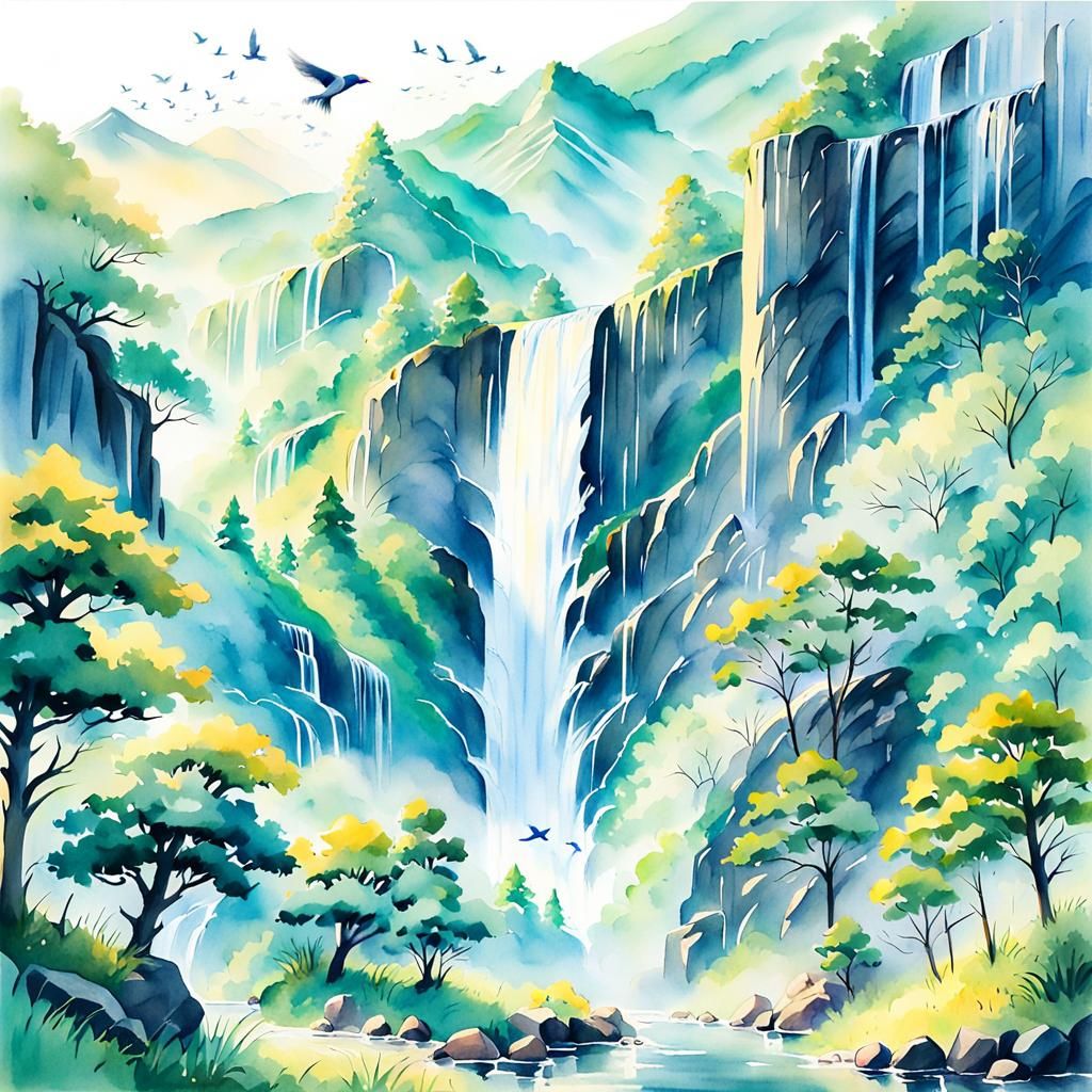 water fall