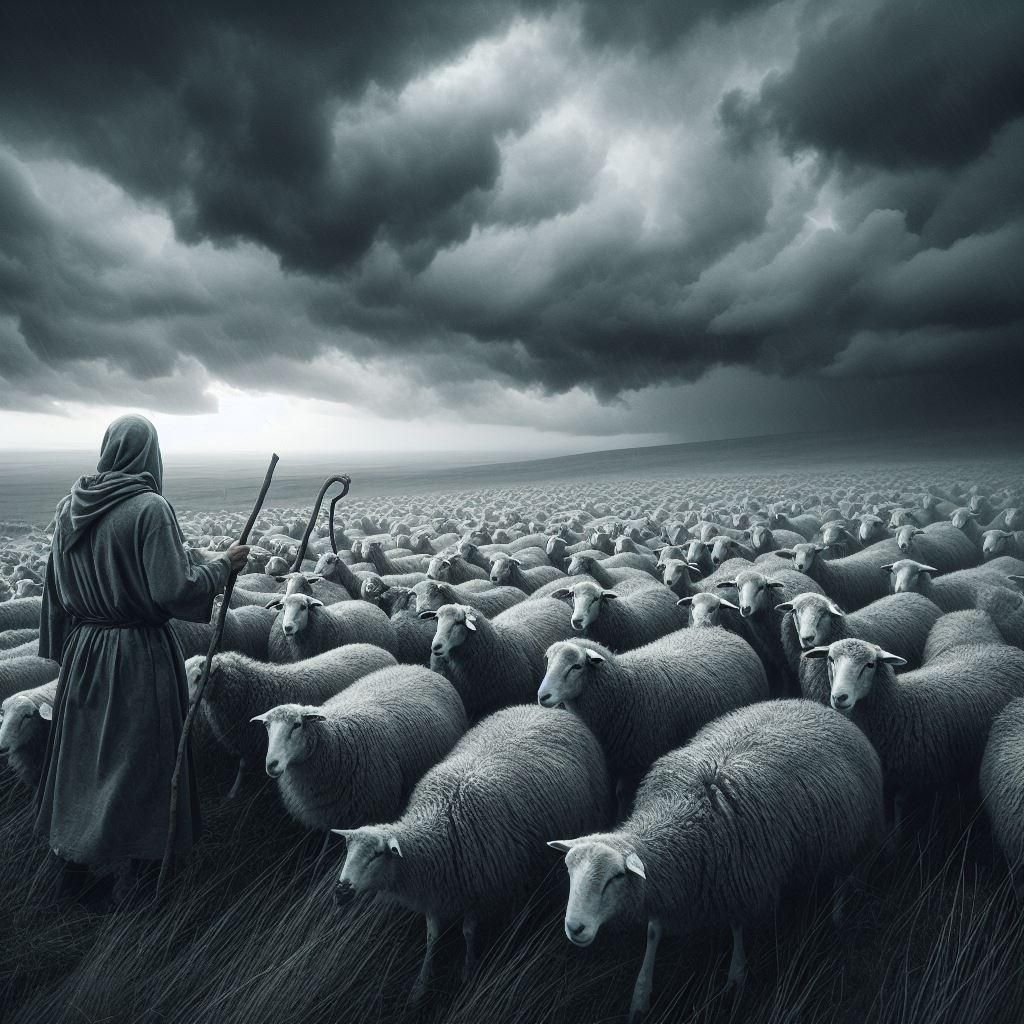 Shepherd and his flock