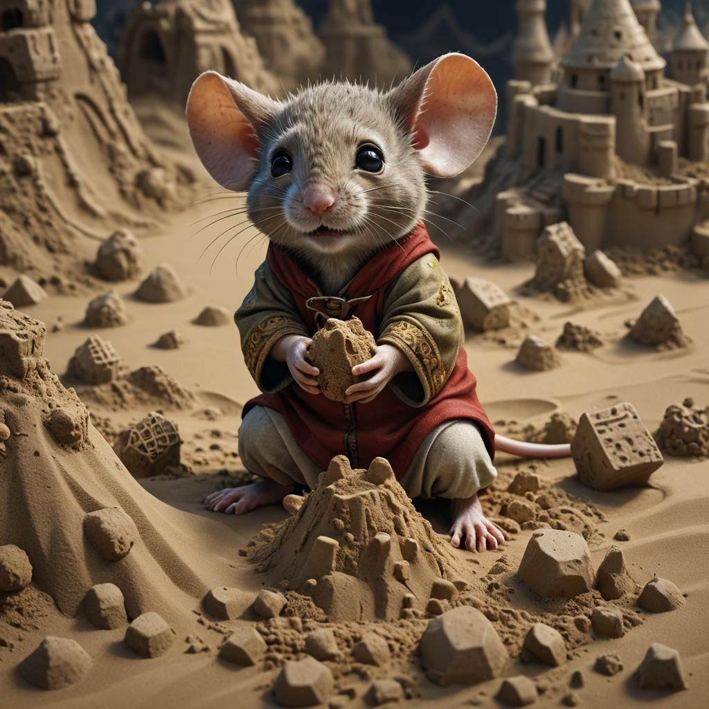 sandcastle builder  by @Nama