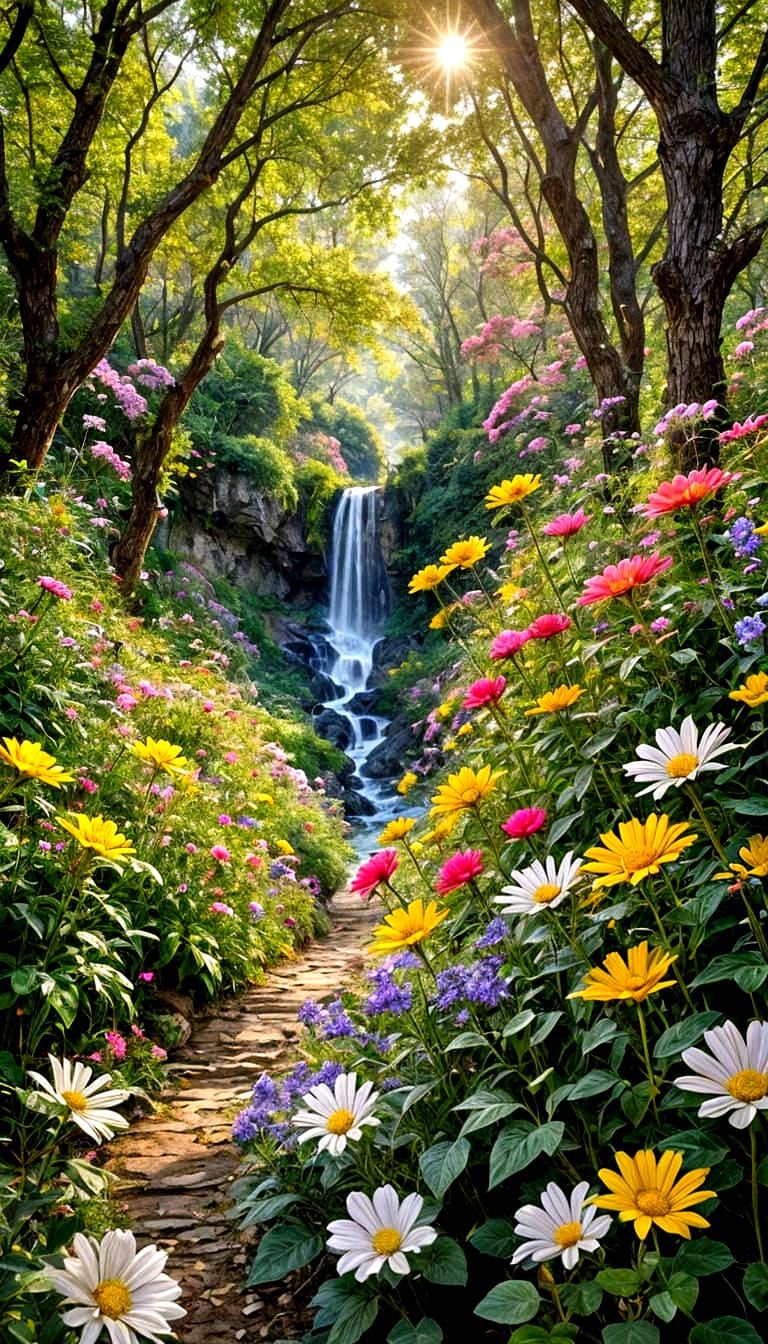 Floral Path  by @El Nido