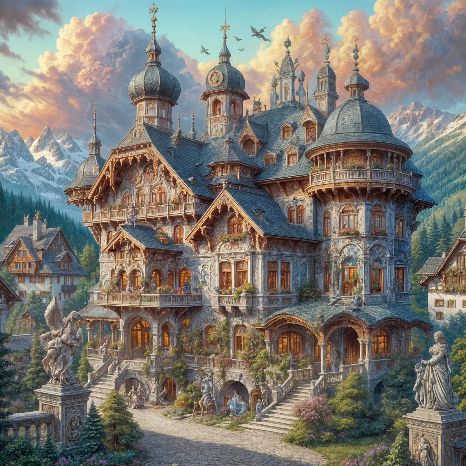 Quaint Bavarian Mansion