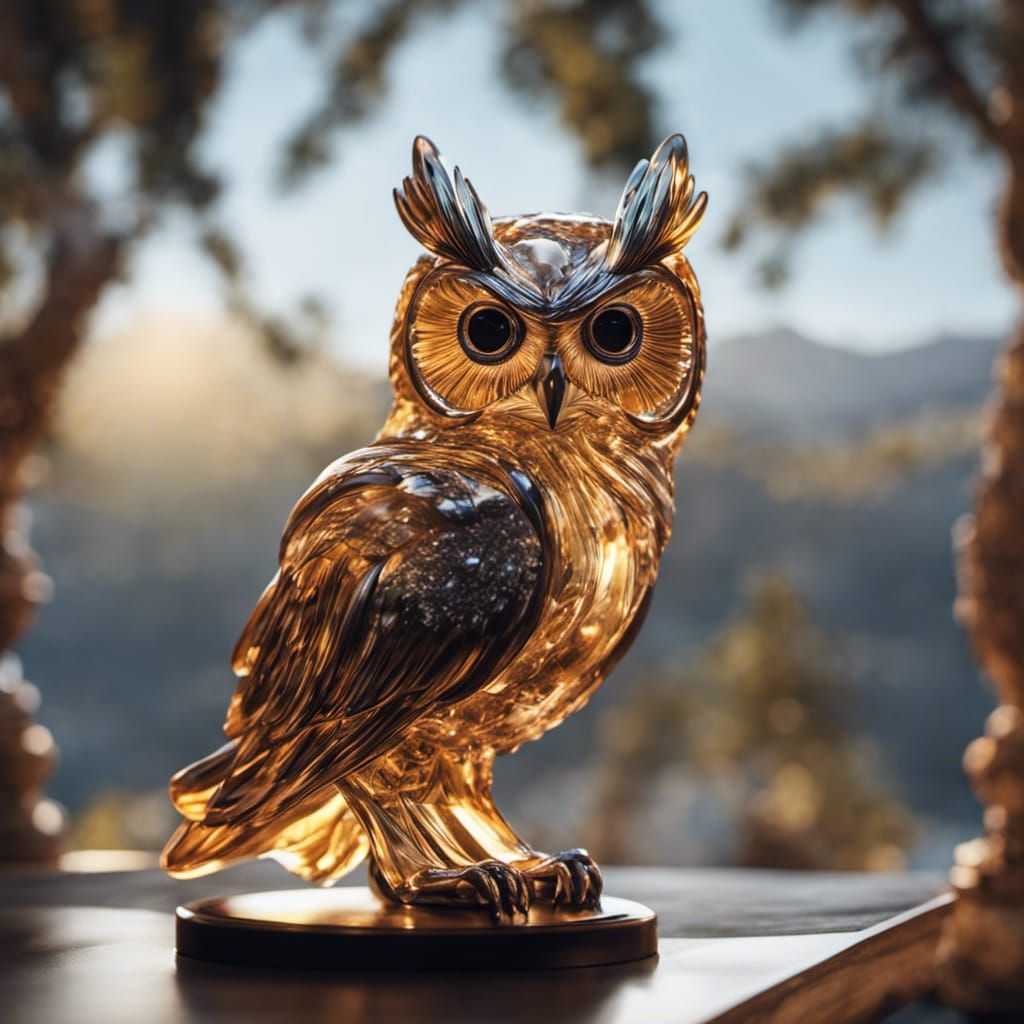 Glass Owl  by @Swiss Army Squid