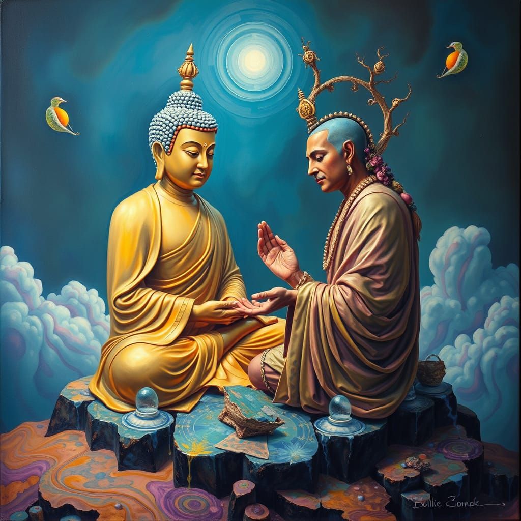 Buddha and Ananda Discuss Dependent Origination