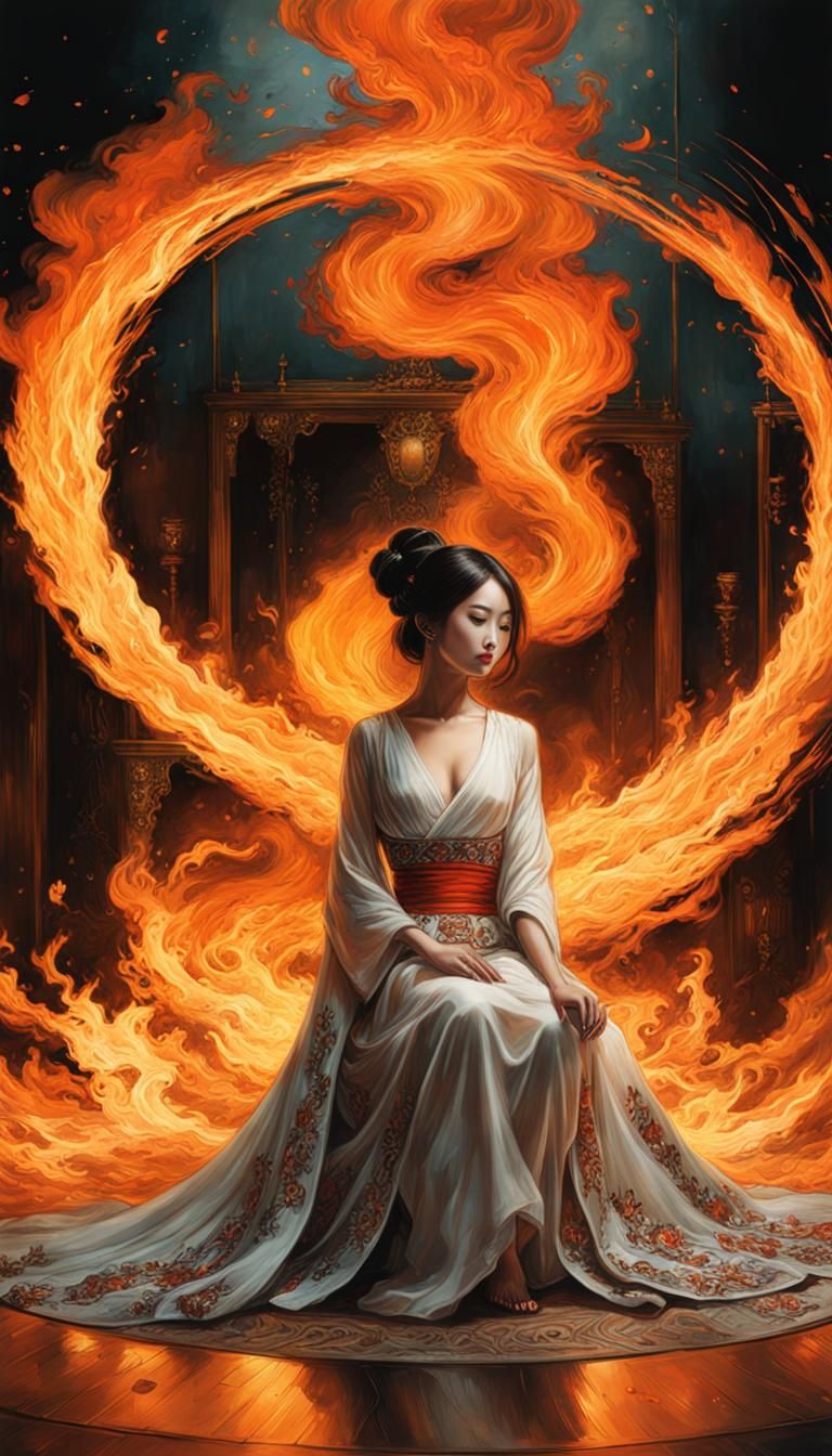 "My Heart is Burned"-Phrase  by @Heralyn