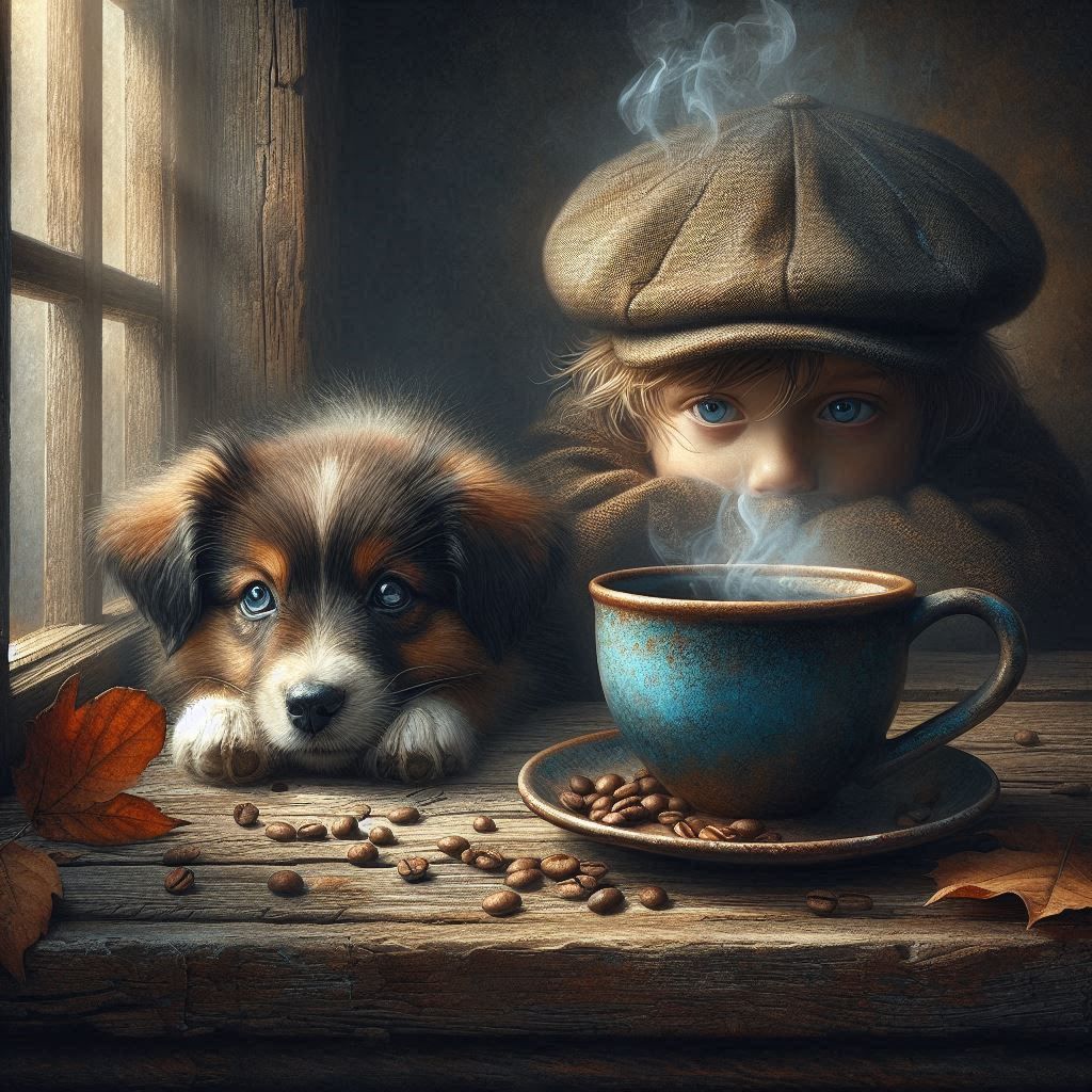 We're waiting for you... Would you like some coffee?  😜😜🐶