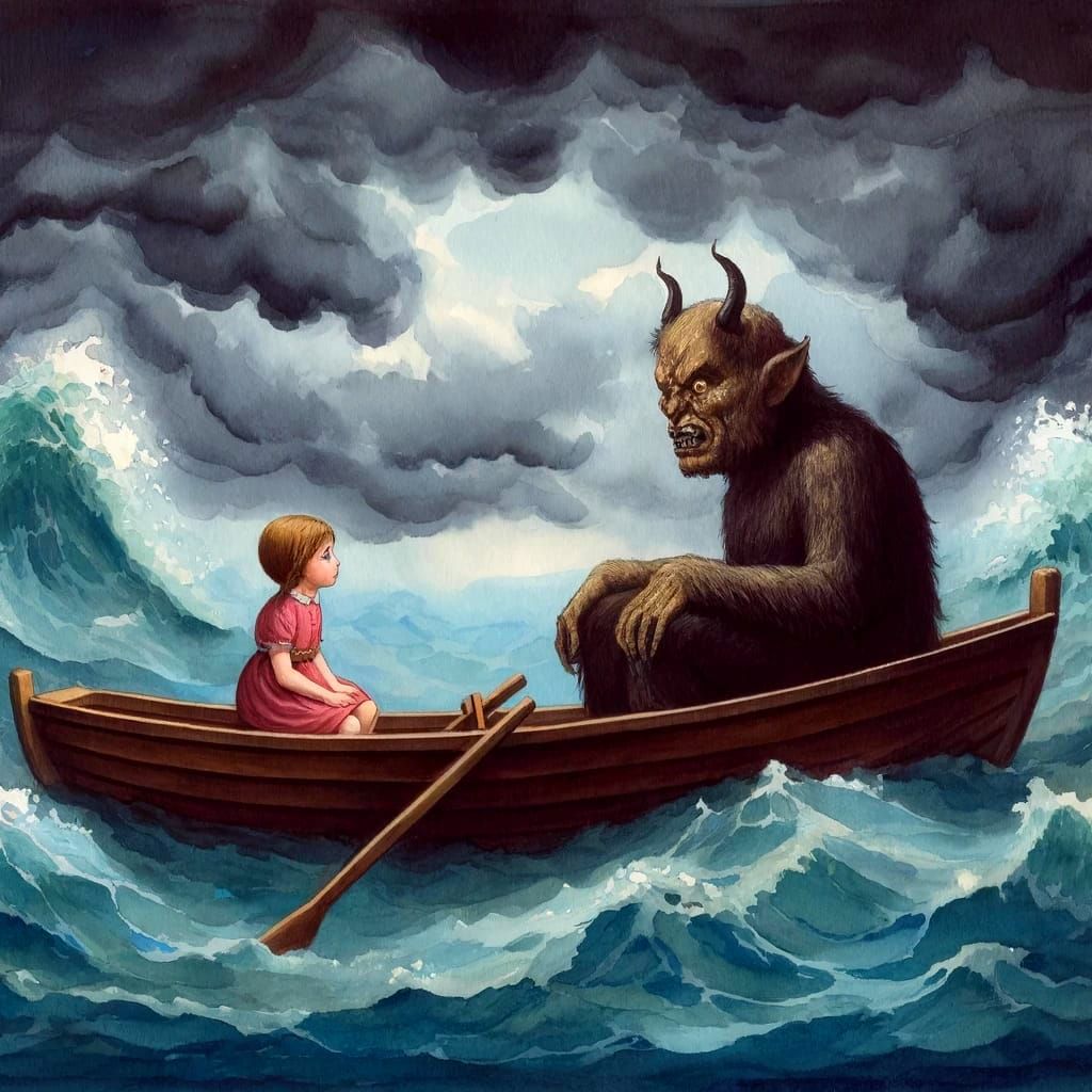 "You must overcome your fears and start rowing, because clearly I couldn't do that as a little girl!"