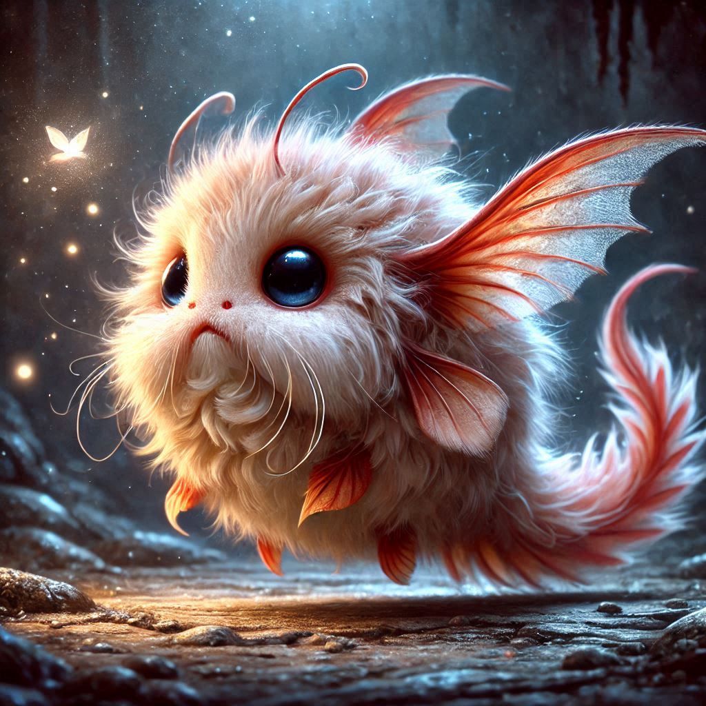 adorable fairy-tale fantasy creature portrait..
