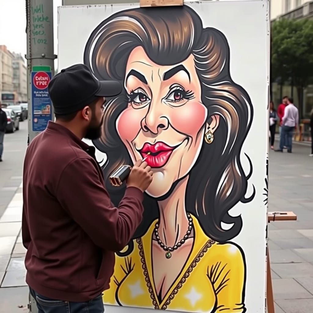 Caricature  by @DiscoKittie