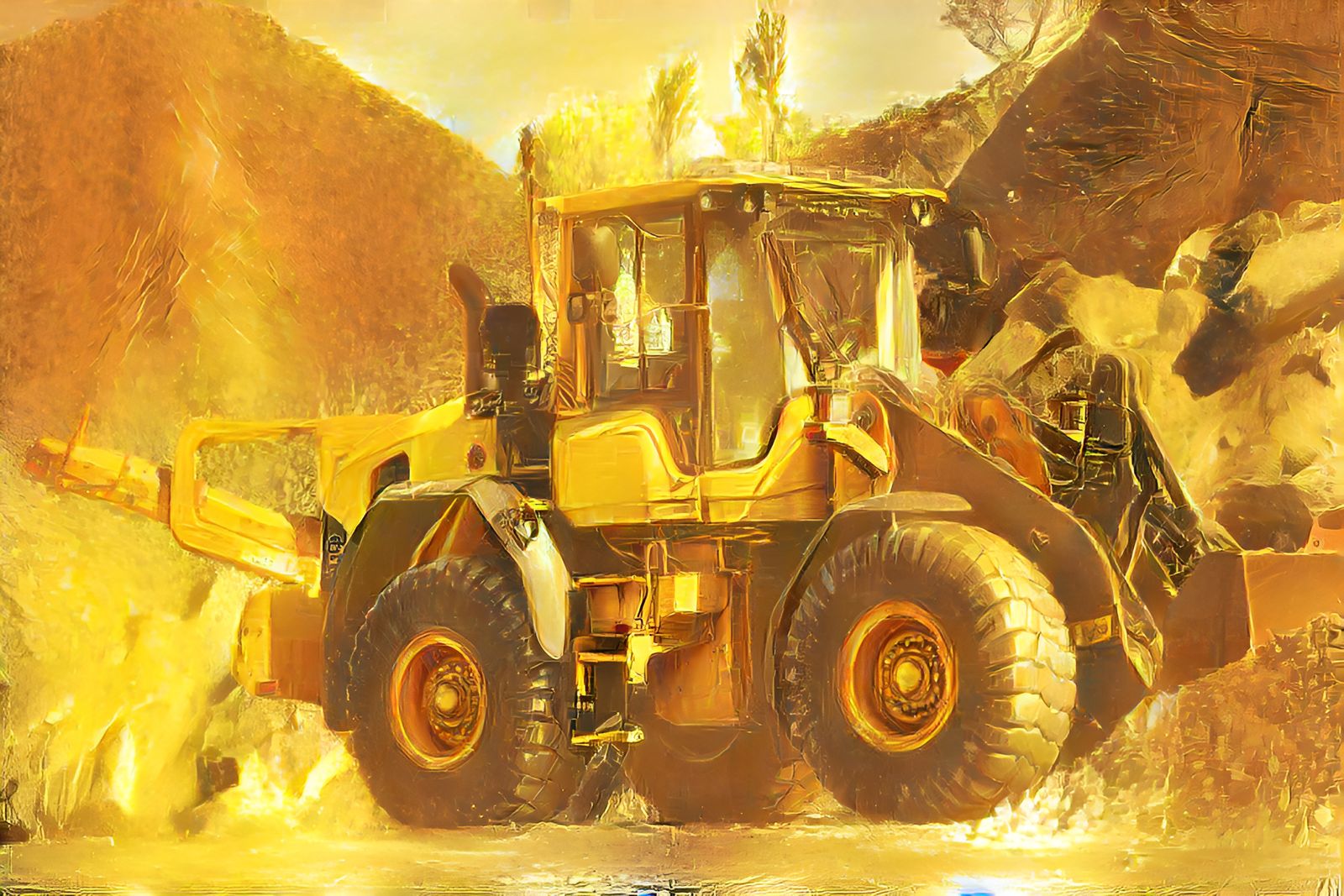 Volvo Wheelloader - Bitcoin Edition