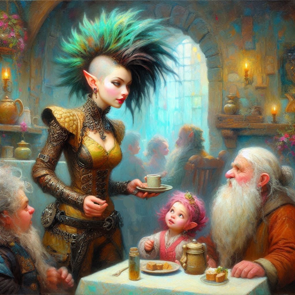 "Who had the espresso?"