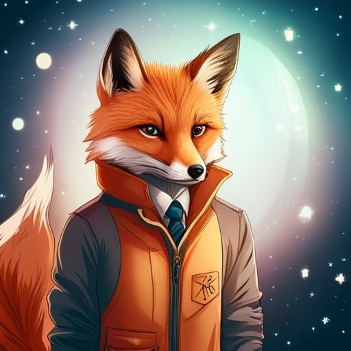 Fox in a jacket
