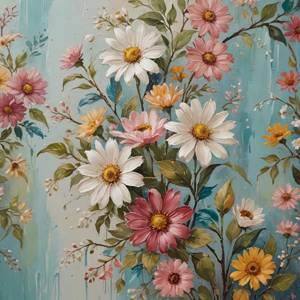 A Beautiful Arrangement of Pink & White Daisies to Make You ...