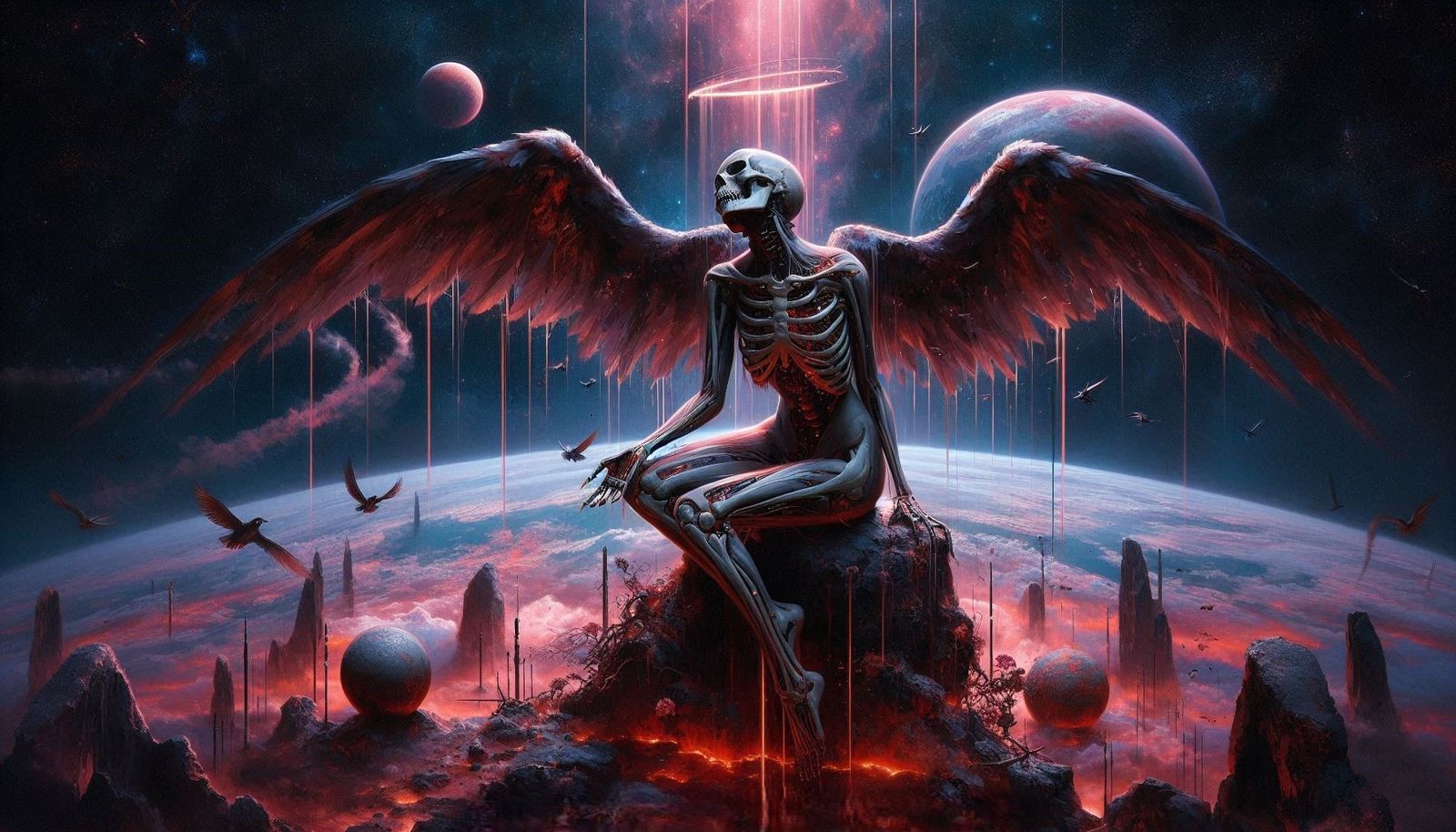 Can heaven fall into my lonely earth?