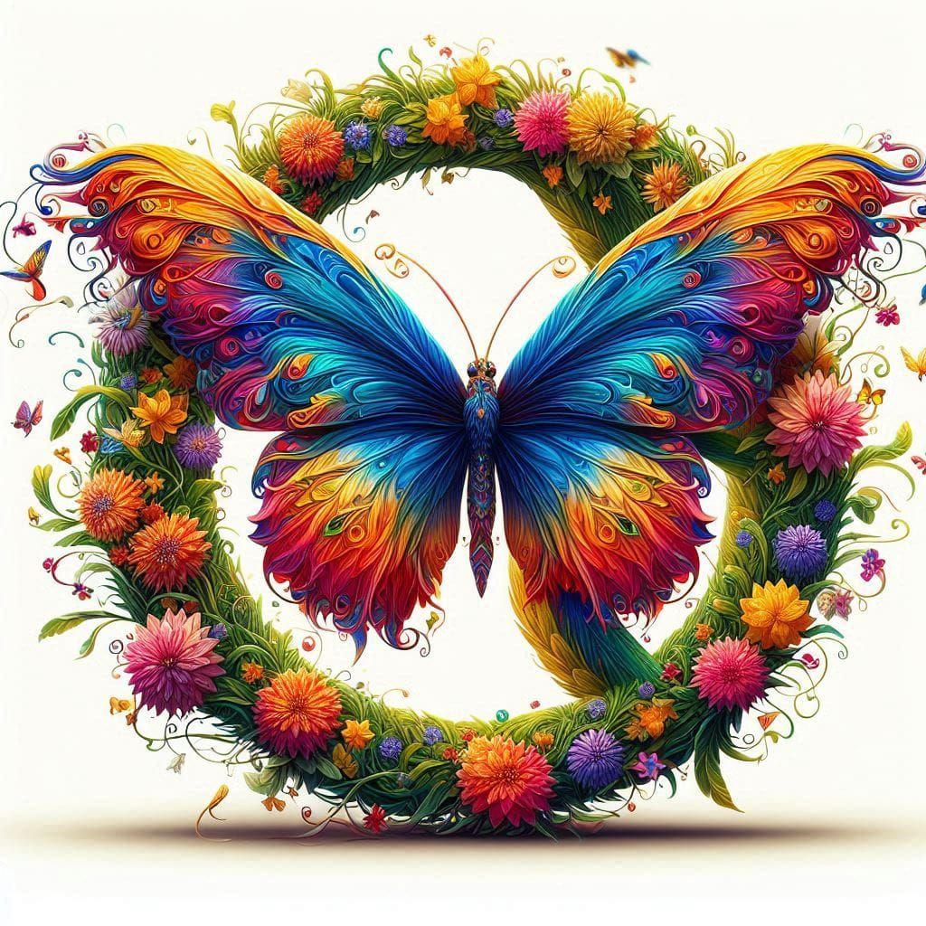 Butterfly 🦋 🦋   by @AevalKitten