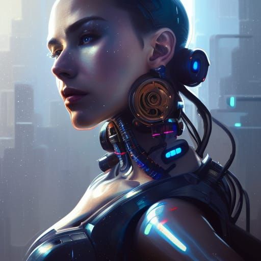 Cyberpunk beauty