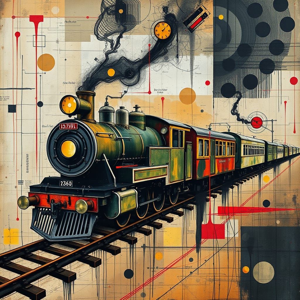 Steam Train   by @sasha