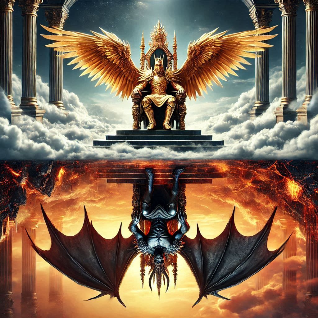 heaven and hell thrones reflection