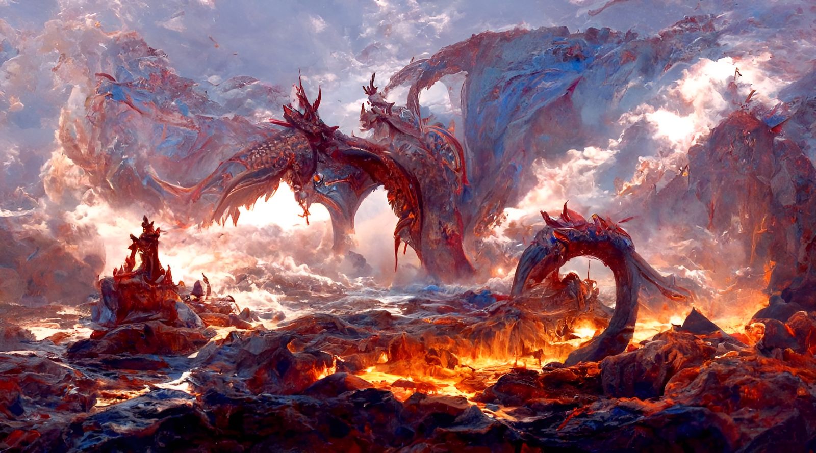 Skarlax and Fedyth, Gods of Land and Sea 2.0 NSI - AI Generated Artwork ...