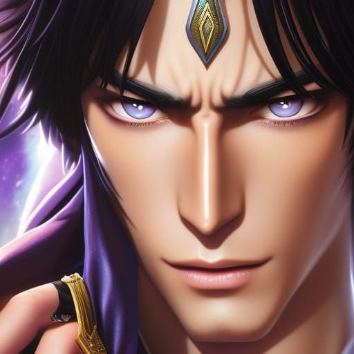 High quality close up portrait splash art of lelouch lampero...