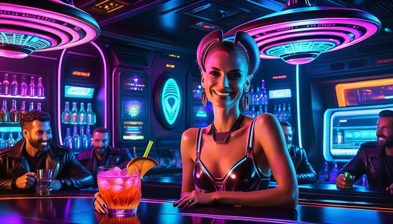 Having a Drink