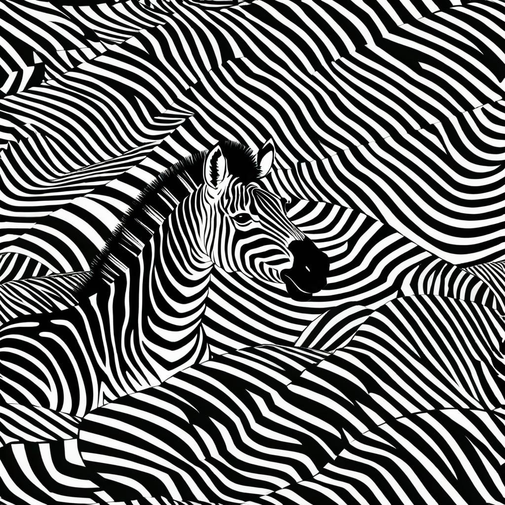 find zebra  by @Cute dog