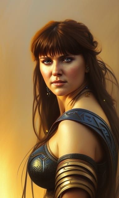 Xena, the Warrior Princess  by @Lady Bun Bunneh