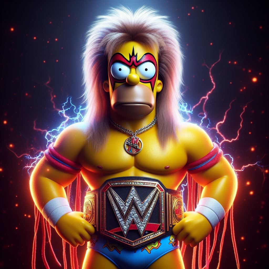 The Ultimate Warrior Homer