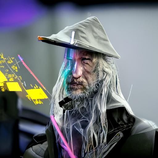 Cyberpunk Gandalf
