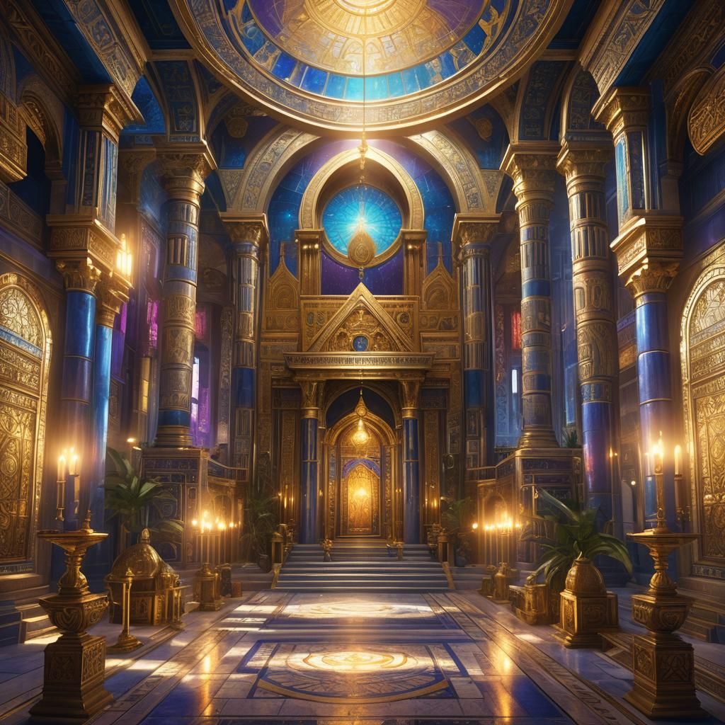 Glorious Third Temple: Fantastical Concept Art
