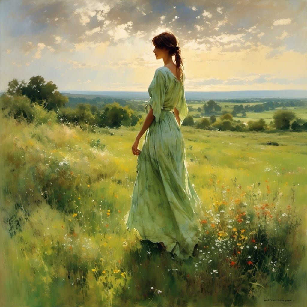 Wandering in a field