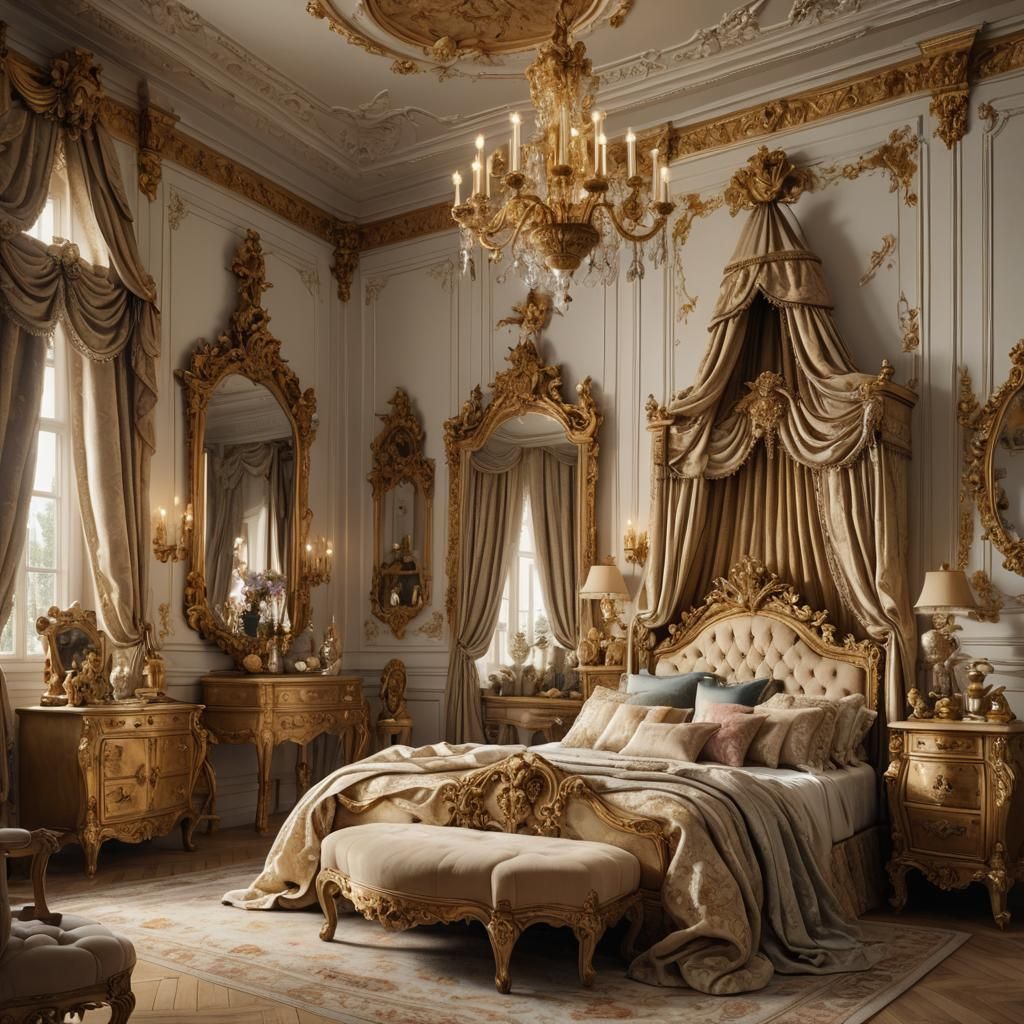 Children's bedroom for a girl with toys in the style of Vers...
