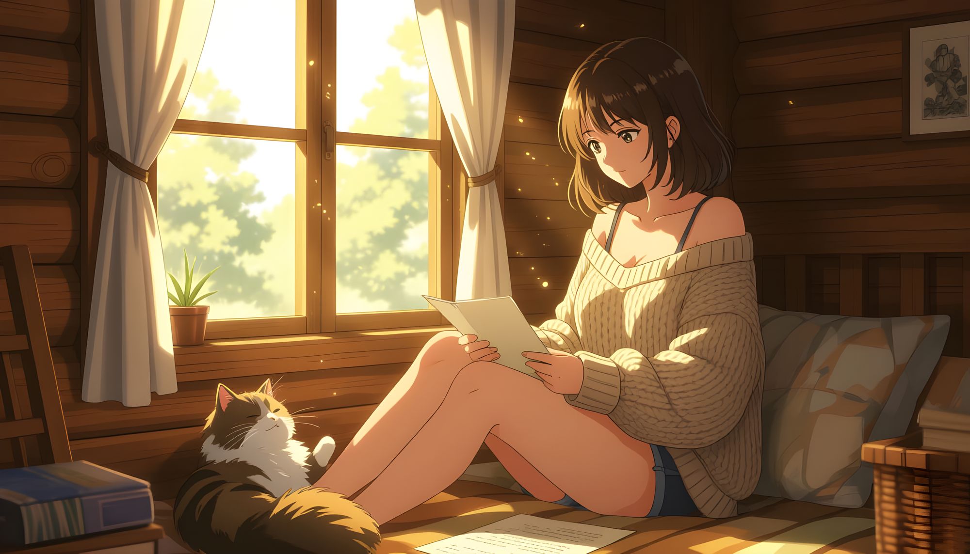 A lone woman stands on a fog-shrouded Victorian street, clutching a tattered map. The only light comes from a distant, flickering streetlamp... - Start Image 1