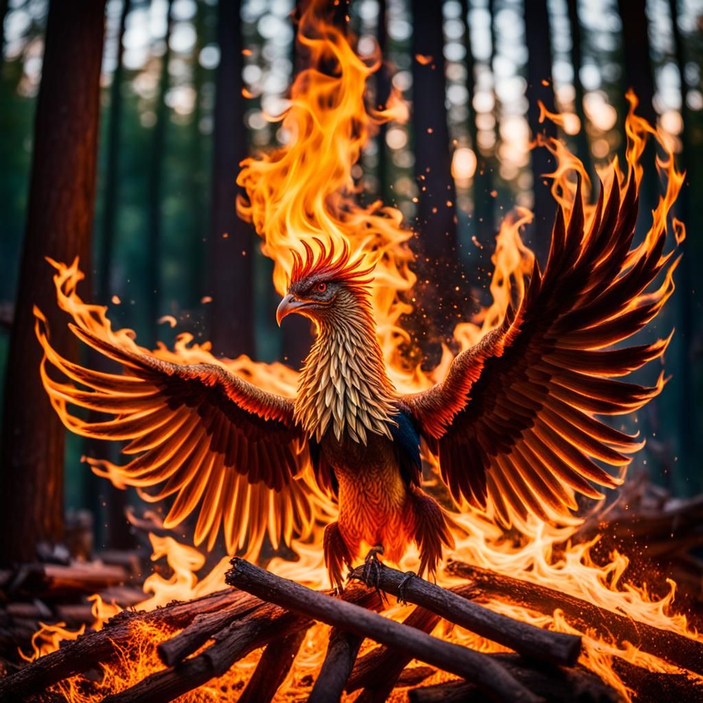  Phoenix flames  by @Husband of Laeaurra