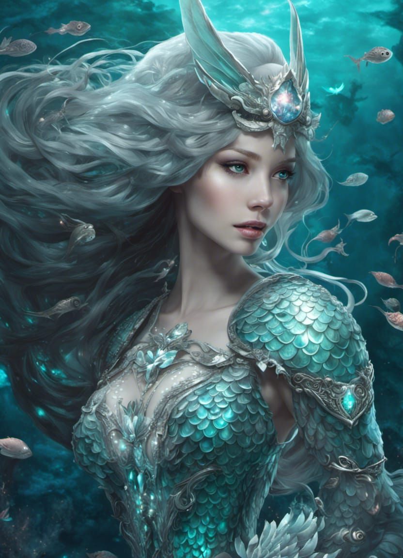 Siren of the sea  by @Noquelle