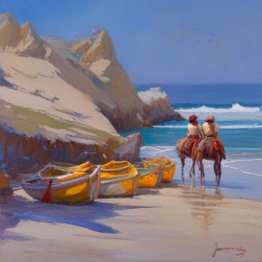 oil painting by James Gurney