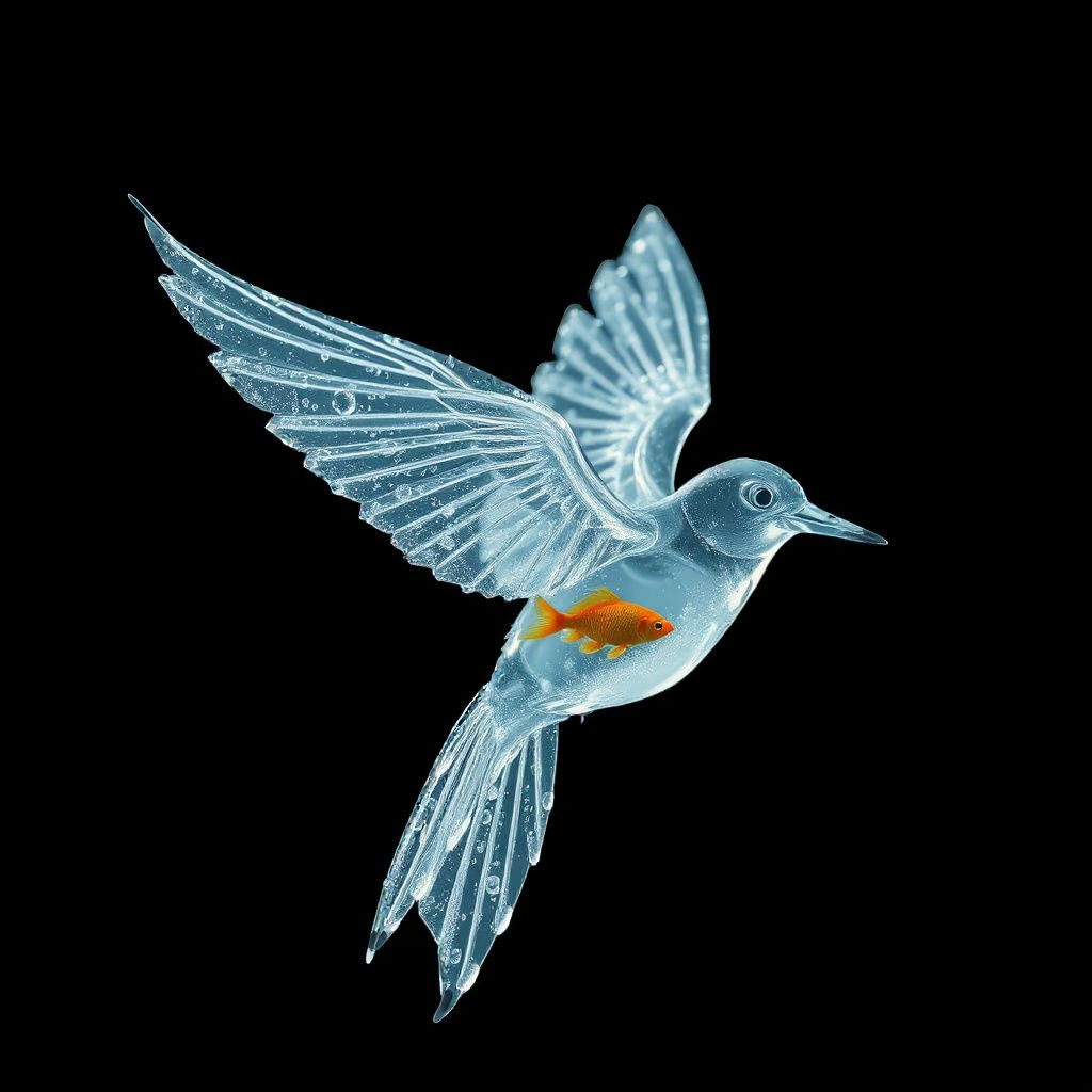 Fliegender Wasservogel  by @undefined