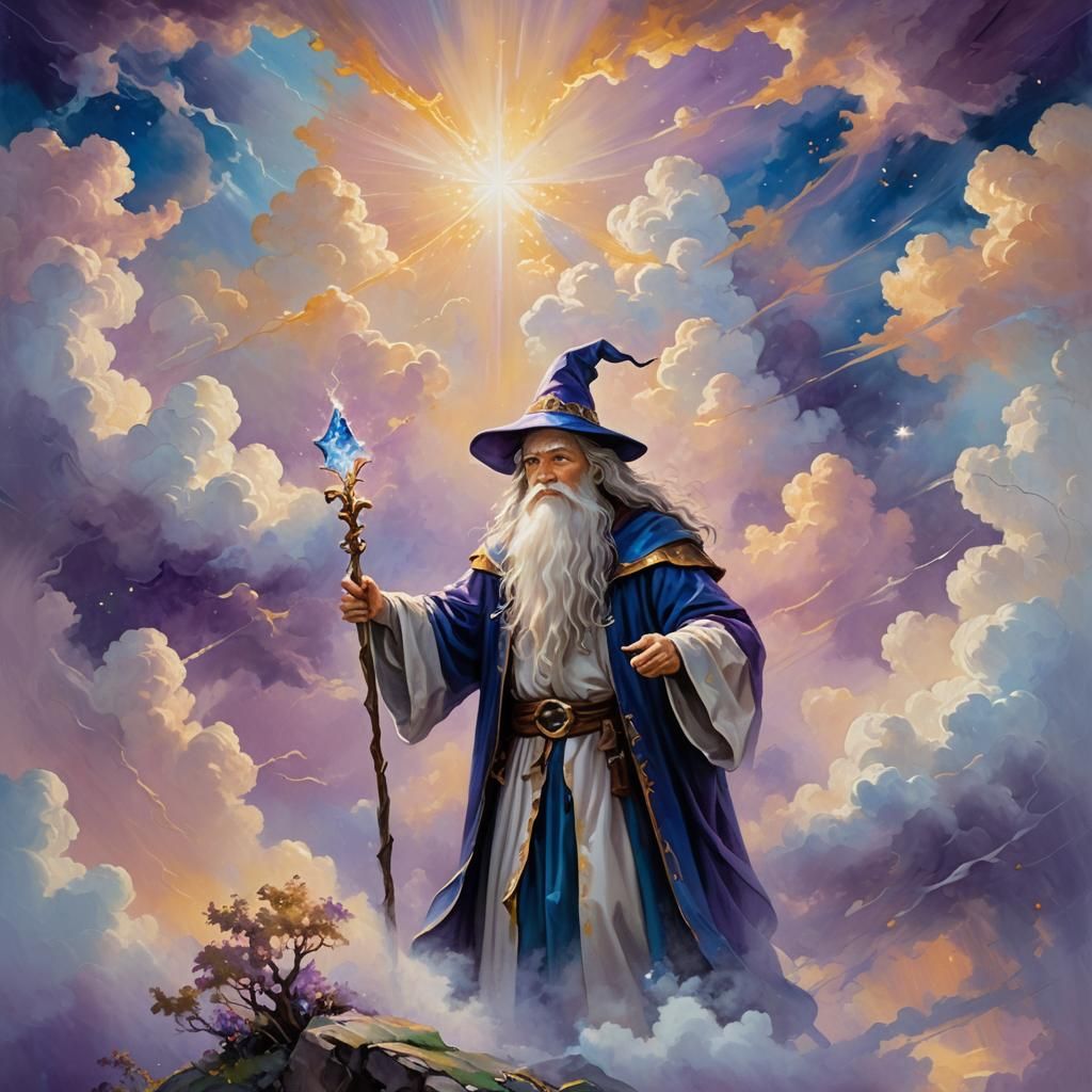 A fairy tale wizard