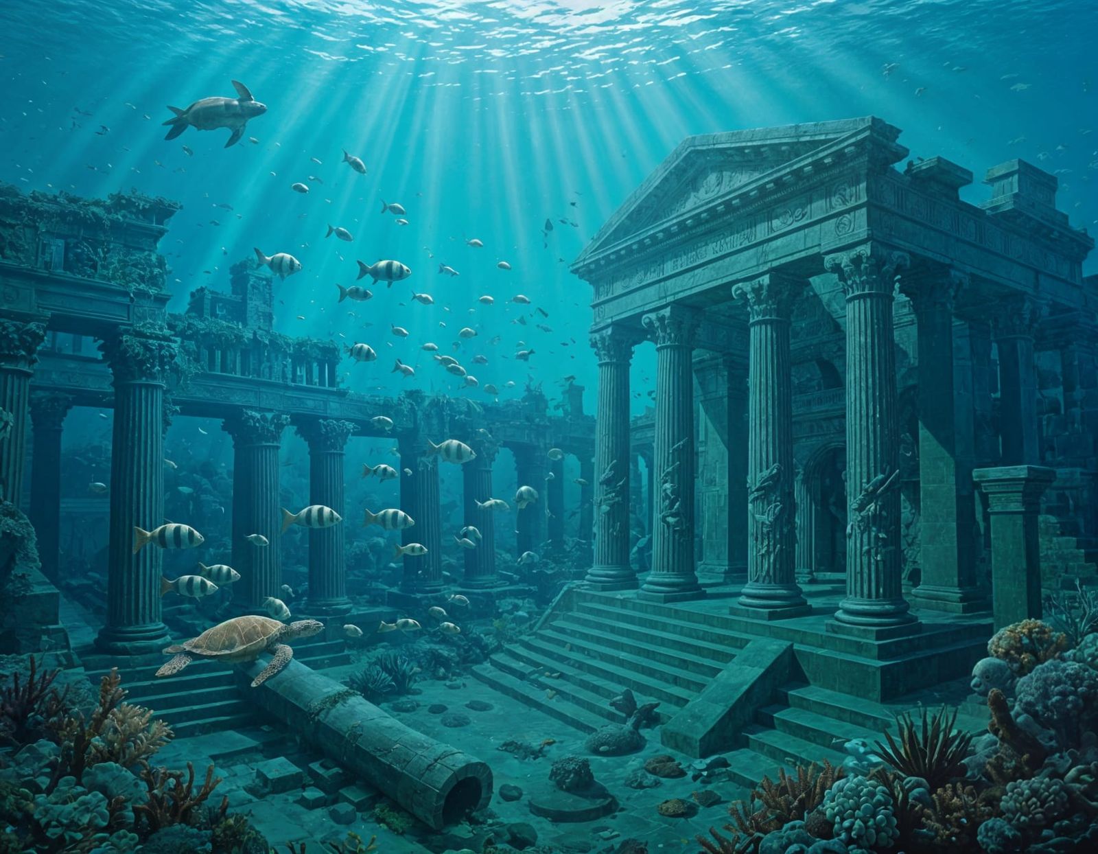 Sunken City  by @Catullus