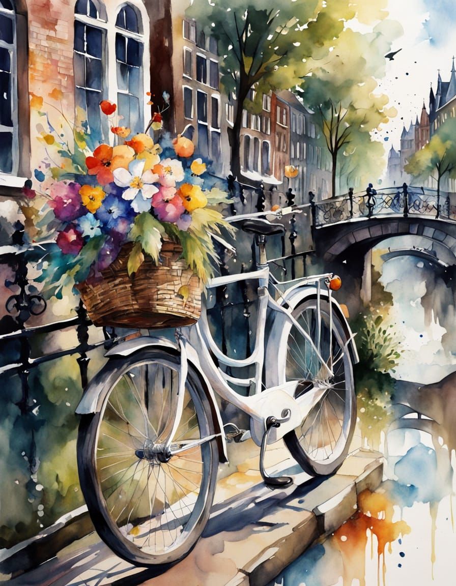 The Dutch Bike at the Channels of Amsterdam   by @Tatti