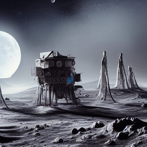 ghost town on the moon