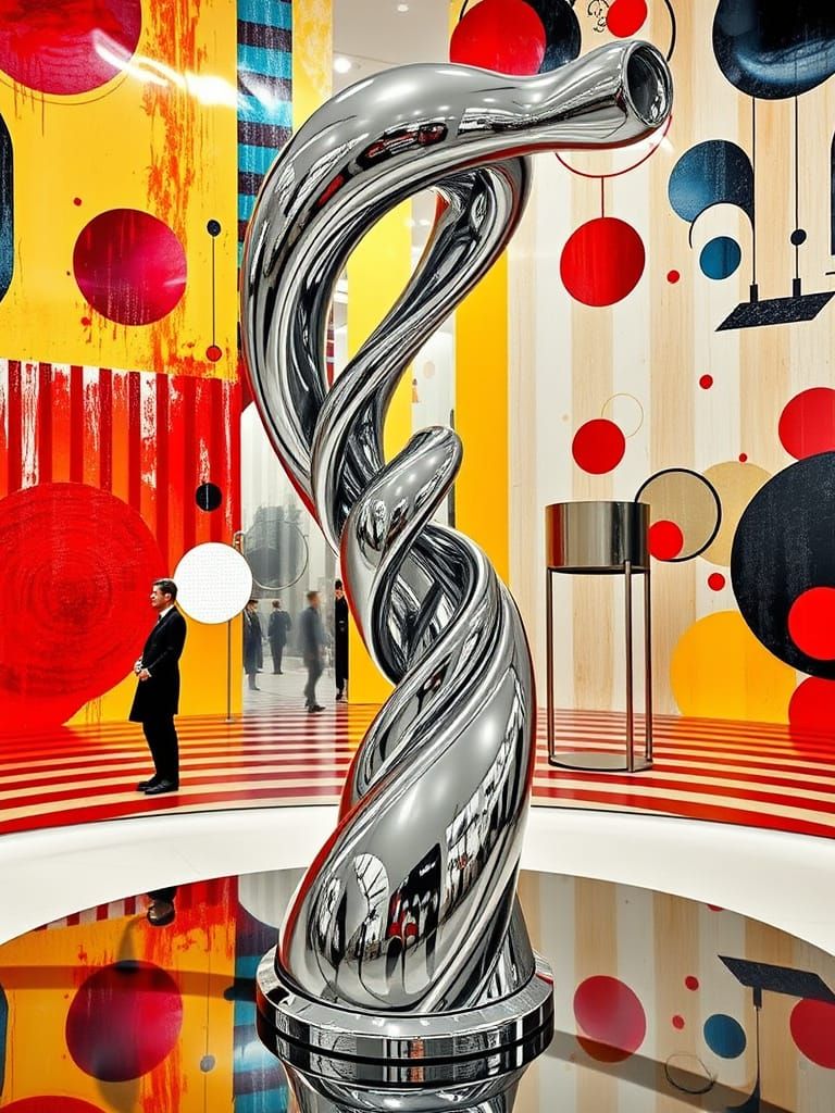 Chrome Sculpture  by @Brian