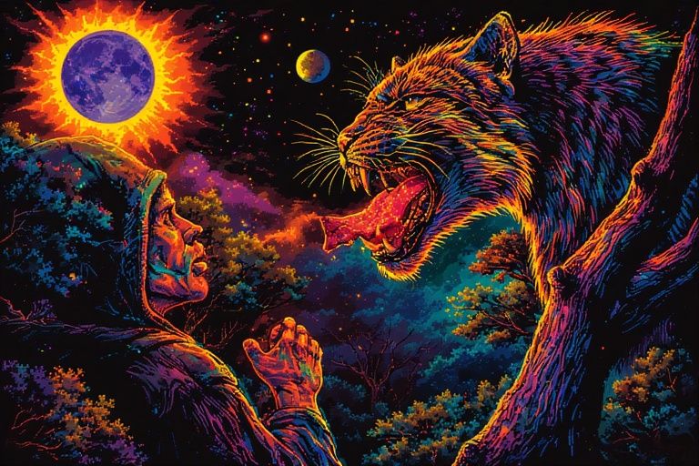 the mandel pea experiment, but it's meatfruit