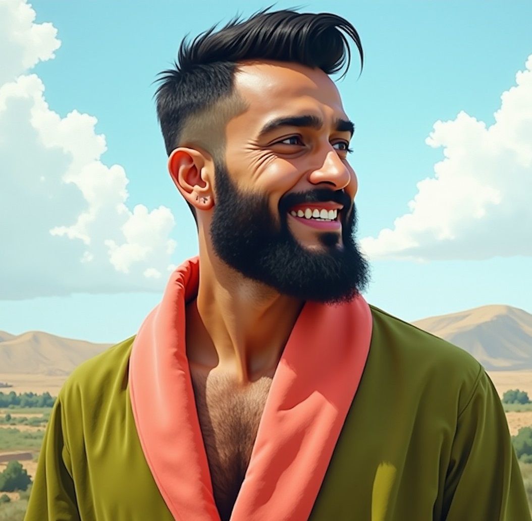 Das nenne ich einen Scheitel.  🩶     A gorgeous handsome jo...