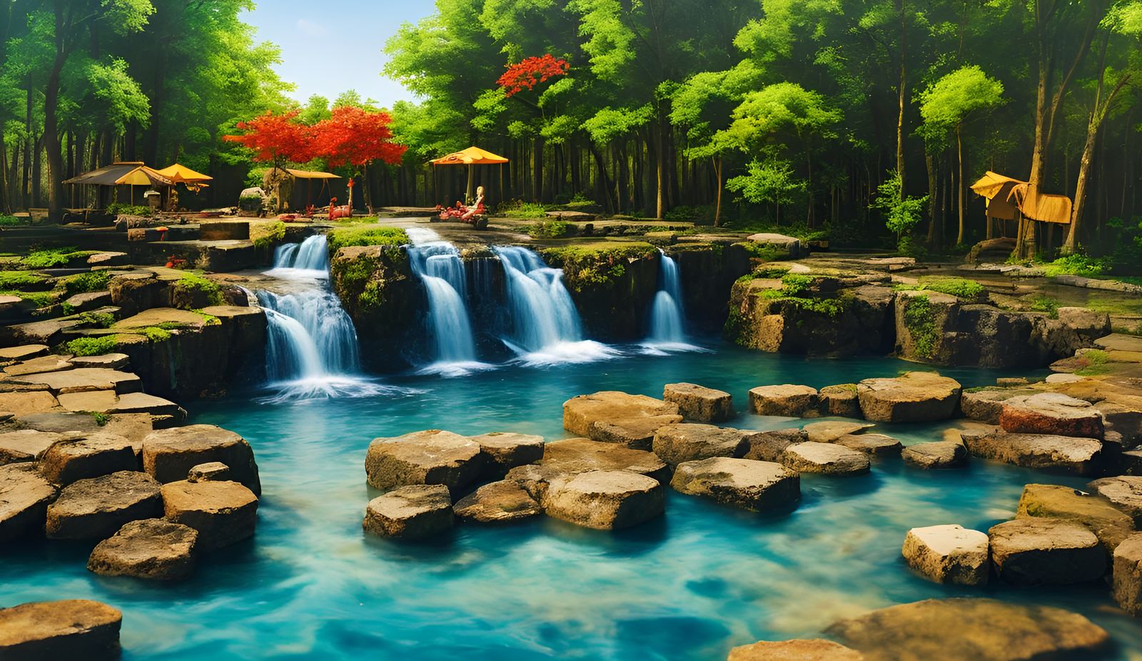 Life from four elements: Water,  Air, Food and Light